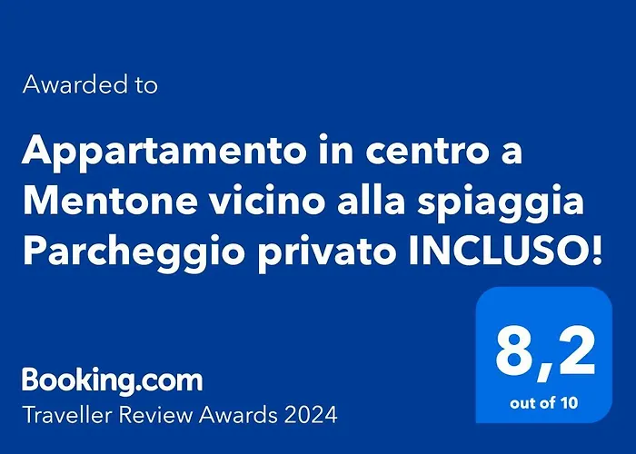 Appartamento In Centro A Mentone Vicino Alla Spiaggia Parcheggio Privato Incluso!